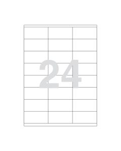 Agipa 24 labels 70x36mm A4