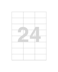Agipa 24 labels 70x37mm A4