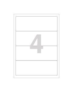 Agipa Box file labels White 190x60mm (L)