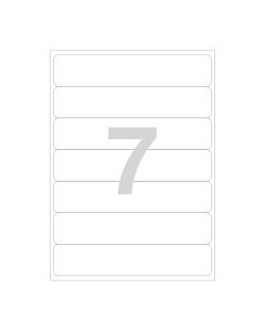 Agipa Box file labels White 190x38mm (N)
