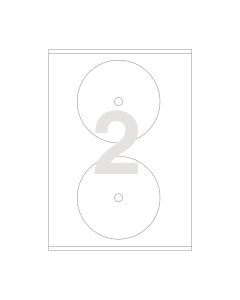 Apli CD-DVD White labels