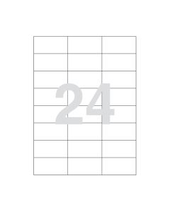 Agipa Clear Inkjet 24 Labels 70x37mm