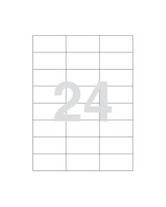 Agipa Clear Laser 24 Labels 70x37mm
