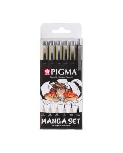 Manga Pigma Tool Set (6 Pcs) Sakura - POXSDKMAN6