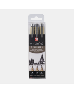 Pigma Micron Pen Set (3 Pcs) 08-10-12 - Sakura