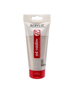 Acrylic Colour Tube 200 ml Silver 800 - Talens