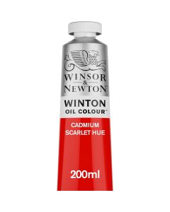 Winton Oil Colors, 200ml Cadmium Scarlet Hue