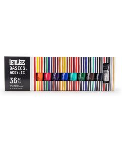 Liquitex BASICS Acrylic Paint Set, 36 x 22ml