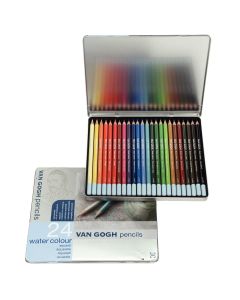 VAN GOGH Water Colour Pencils Basic Set with 24 Colours - 1736
