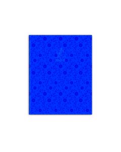 Single Line Book 9x7" Transparent Blue 100/S PVC Falcon
