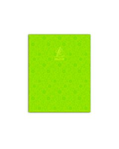 Single Line Book 9x7" Transparent Green 100/S PVC Falcon