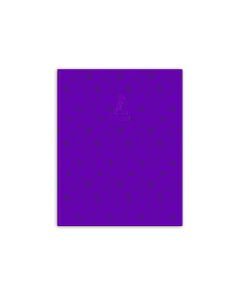 Single Line Book 9x7" Transparent Purple 100/S PVC Falcon