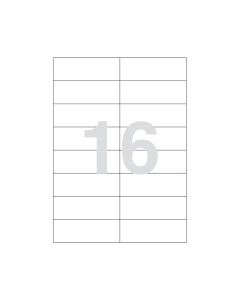Laser Label 105x37.125 16 A4-16 Labels Champs