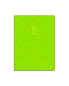 Single Line Book A4 Transparent Green 60/S PCV Falcon