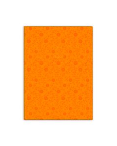 Single Line Book A4 Transparent Orange 60/S PCV Falcon