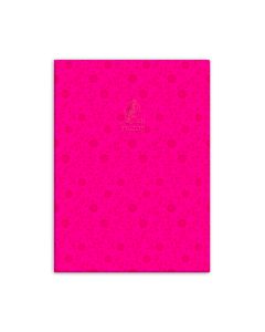 Single Line Book A4 Transparent Pink 100/S PVC Falcon