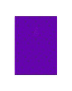 Single Line Book A4 Transparent Purple 60/S PCV Falcon