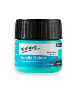Mont Marte Acrylic Colour Paint 100ml - Aqua Green