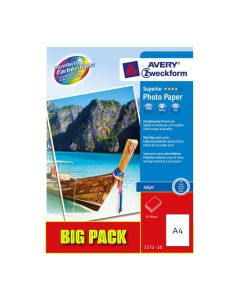 Superior Inkjet Photo Paper A4 200g 50s 2572-50 Avery
