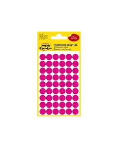 Colour Coding Dots 12mm Pink 270 St./pcs 3114 Avery