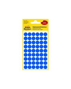 Colour Coding Dots 12mm Blue 270 St./pcs 3142 Avery