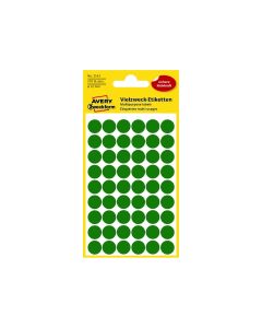 Colour Coding Dots 12mm Green 270 St./pcs 3143 Avery