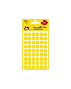Colour Coding Dots 12mm Yellow 270 St./pcs 3144 Avery