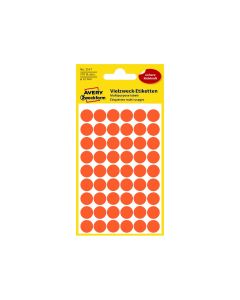 Colour Coding Dots 12mm Neon Red 270 St./pcs 3147 Avery