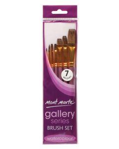 Mont Marte Gallery Series Brush Set Watercolour 7pc - 26