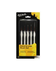 Mont Marte Detail & Liner Brush Set of 5