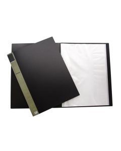 Display book 20 pockets A3 Black W-143