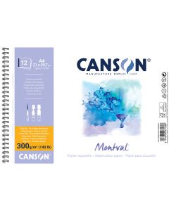 Canson Montval Pads Spiral Bound 300g - A4