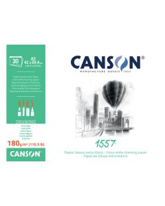 Canson 1557 Extra White 180gsm A2 Sketch Paper - 204127416
