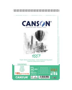Canson Spiral 1557 Extra White 120g A5 Sketch Paper - 31412A003