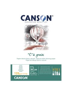 Canson C A Grain Drawing 125 GSM - A4
