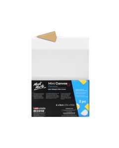 Mont Marte Mini Canvas 6x8cm 2pc