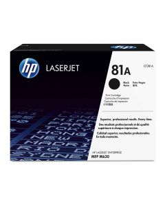 HP 81A Black Toner Cartridge, Standard CF281A