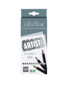 Artist Studio Graphite Pencils Set, 12-Pencil Set