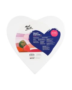 Mont Marte Canvas Heart Shaped 30x30cm