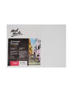 Mont Marte Canvas Panels Pack 3 12.7x17.8cm