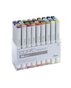 Copic Sketch Marker Set, 36 Color Basic 3732