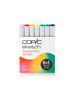 COPIC Sketch Marker Limited Edition Set 6+1 Vibrant Colors 3439