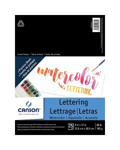 Canson Artist Series Watercolor Lettering 9" x 11" - 400092377