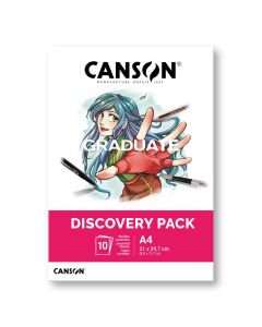 Discovery Pack Assorted Canson Graduate A4 | 10 Sheet's C31250H001