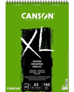 Canson XL A3 Drawing paper pad 160g
