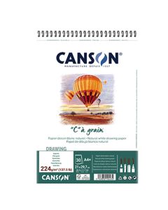 Canson C A Grain 224gsm A4 Spiral - 400060628