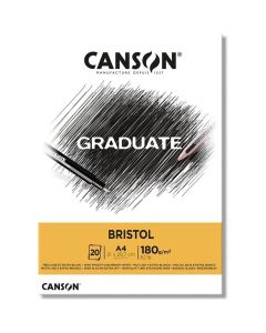 Canson Graduate Bristol 180gsm A4 Paper, Very Smooth - 400110383