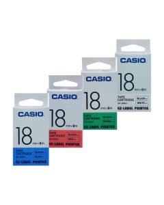 CARTRIDGE CASIO 18MM LABEL