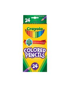 Crayola Colored Pencil Set, Child, Assorted Colors, 24 Pcs