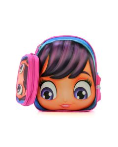 Bitemoji School Bag with pencil Case - 14 Inch